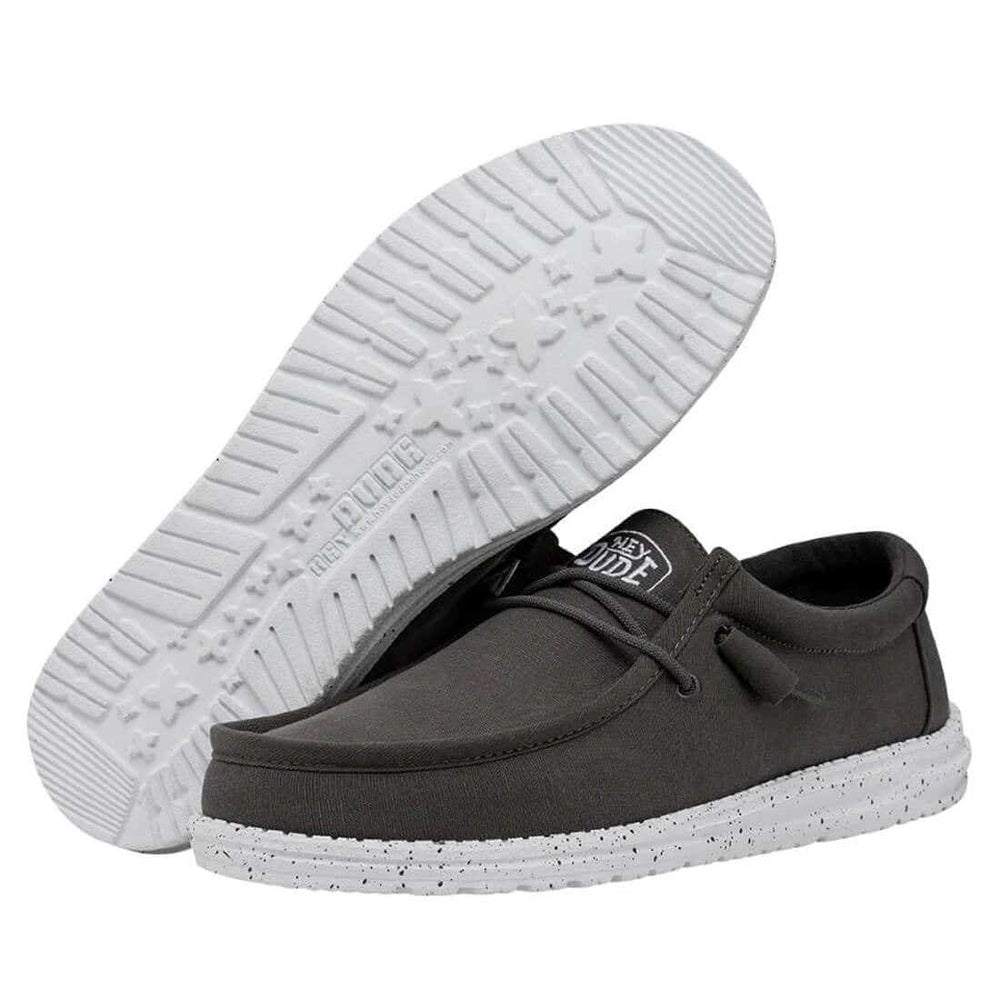 hey dude dark grey wally