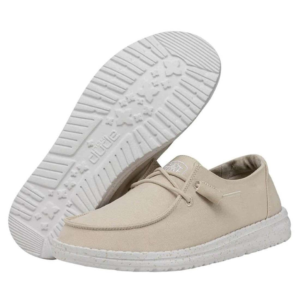 hey dudes wendy slub canvas natural