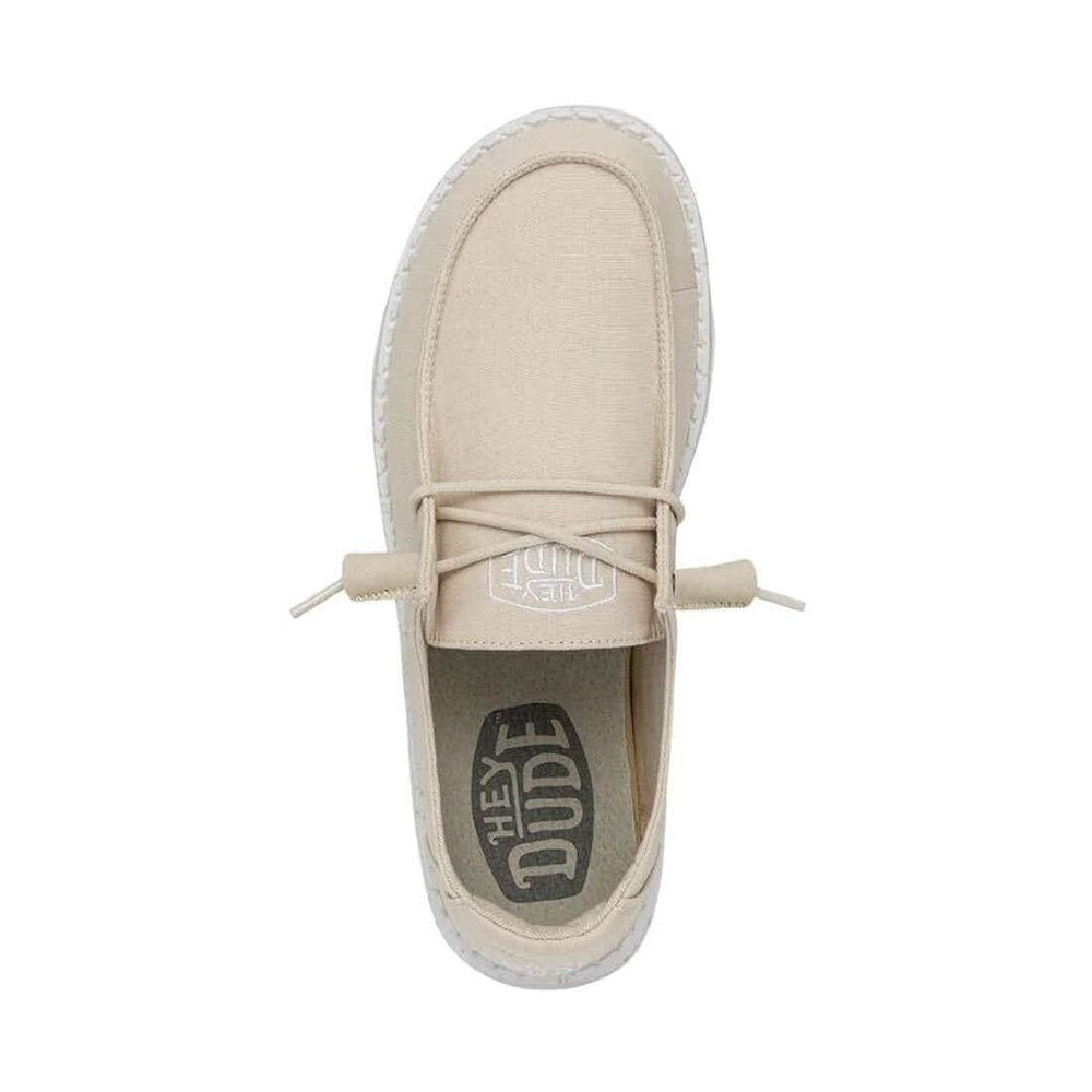hey dudes wendy slub canvas natural