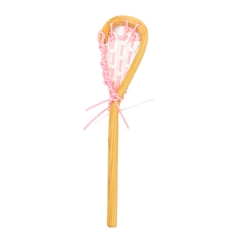 Pink Wooden Mini Lacrosse Stick
