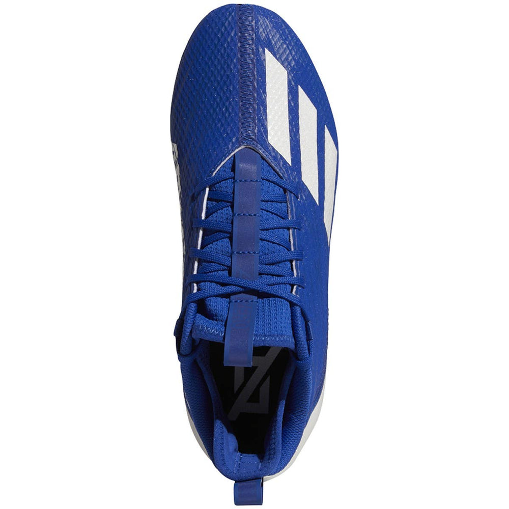 Adidas Adizero Scorch Lacrosse Cleat - Royal (top view)