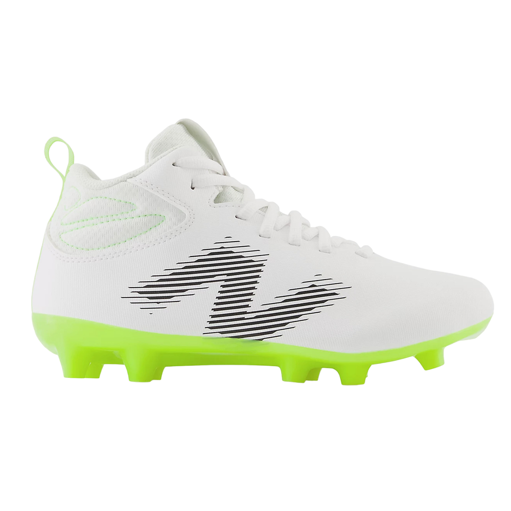 New Balance Rush Jr V4 Youth Lacrosse Cleat outside view