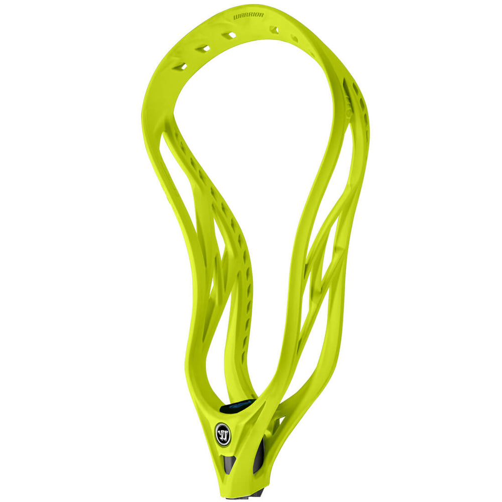 Warrior Evo QXO Men's Unstrung Lacrosse Head - Volt