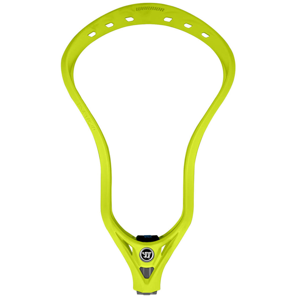 Warrior Evo QXO Men's Unstrung Lacrosse Head - Volt