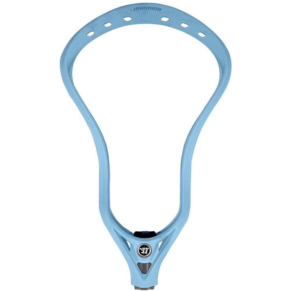 Warrior Evo QXO Men's Unstrung Lacrosse Head - Carolina Blue