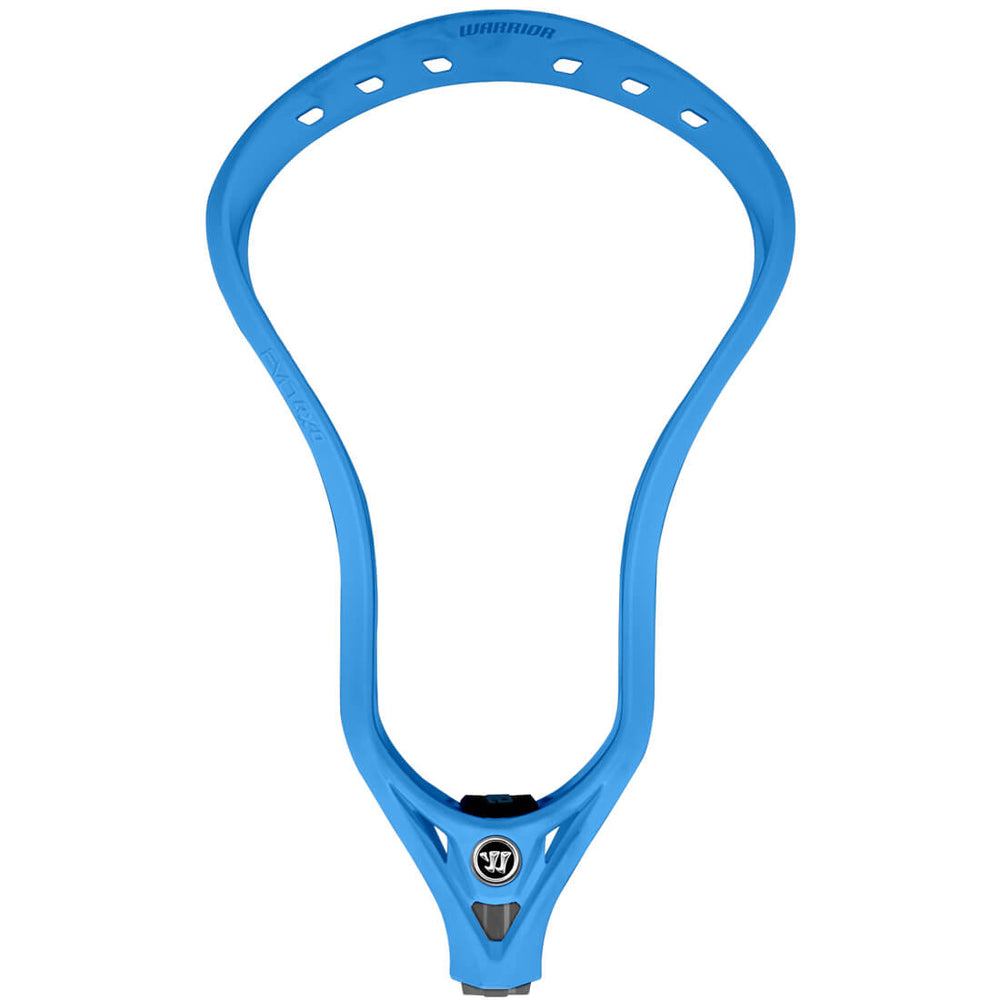 Warrior Evo QXO Men's Unstrung Lacrosse Head - Blue
