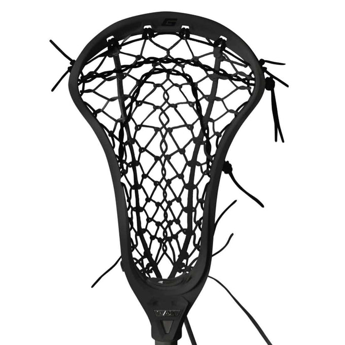Gait Air 2 strung lacrosse head black mesh black strings - Black