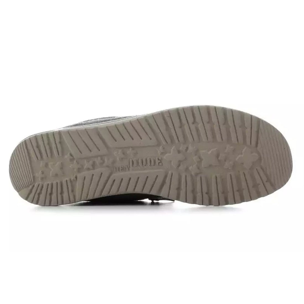 Hey Dude Wally Herringbone Chocolate bottom view