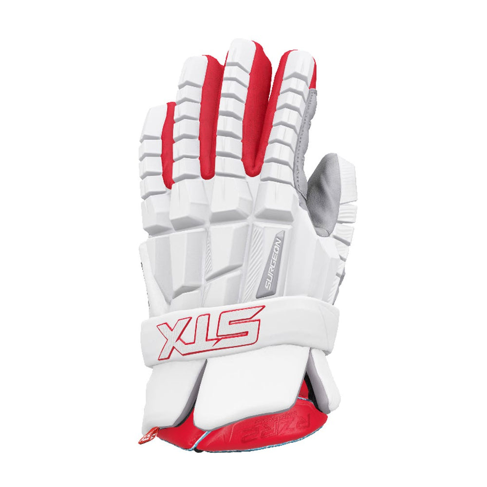STX Surgeon RZR2 Lacrosse Glove - Red