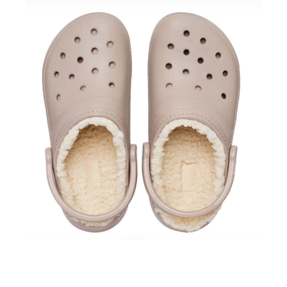 Crocs lined classic clog blue calcite top view