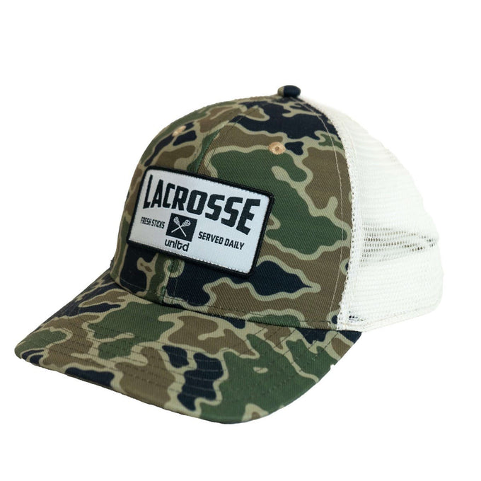 camo sticks lacrosse hat