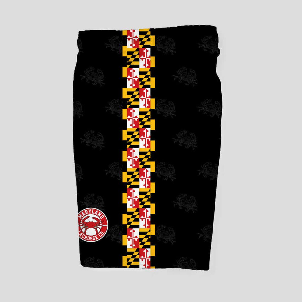Maryland Lacrosse Co Graphic Shorts front view