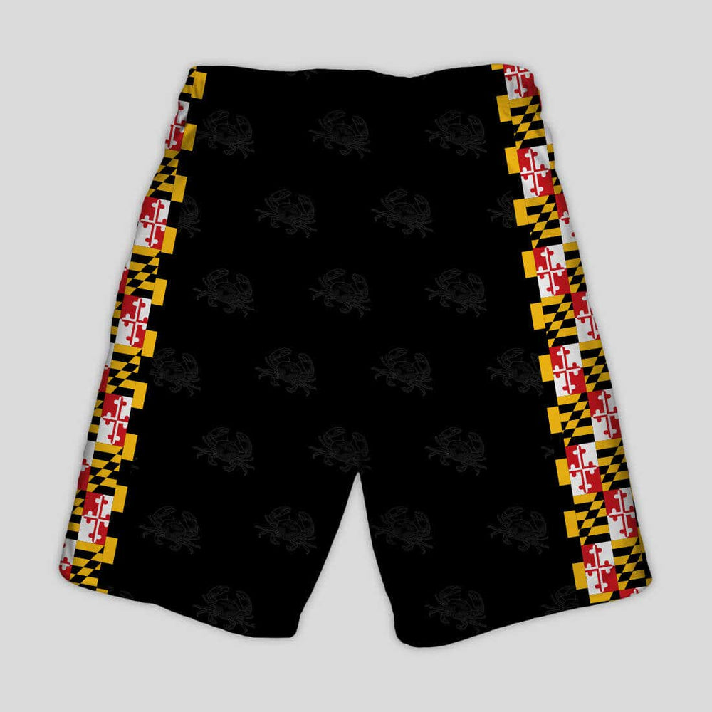 Maryland Lacrosse Co Graphic Shorts front view