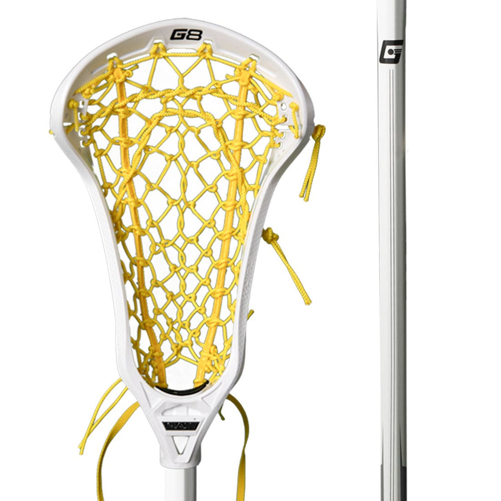 Gait Whip 2 Women's Complete Lacrosse Stick- White/Yellow