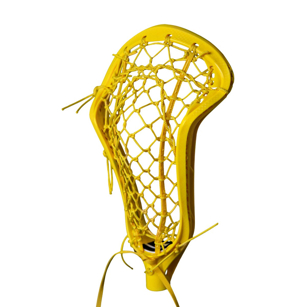 Gait Whip 2 Women's Strung Lacrosse Head Flex Mesh - Yellow/Yellow