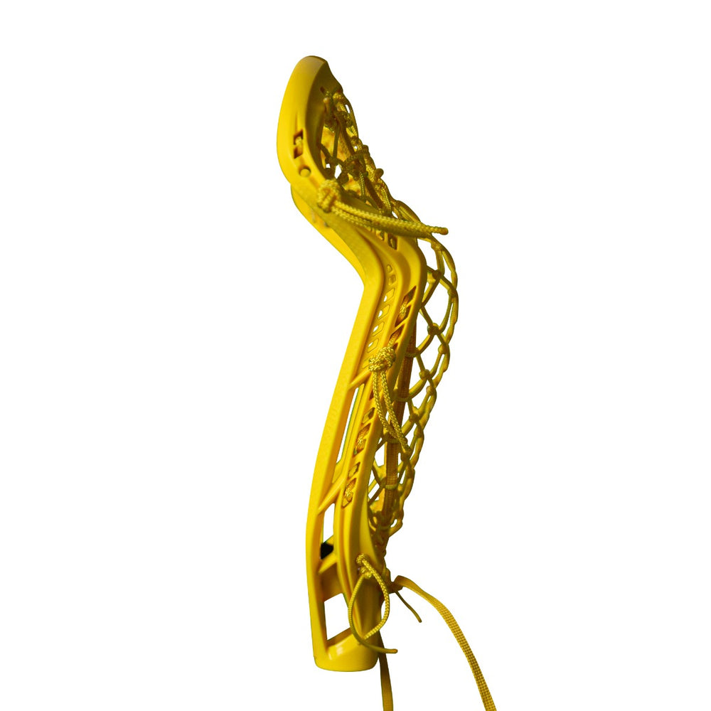 Gait Whip 2 Women's Strung Lacrosse Head Flex Mesh - Yellow/Yellow