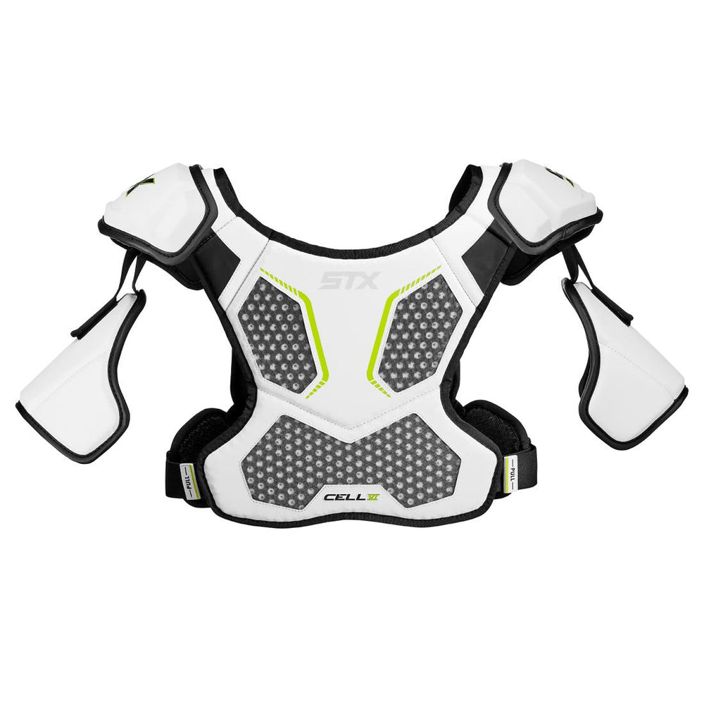 STX Cell VI Lacrosse Shoulder pads back view