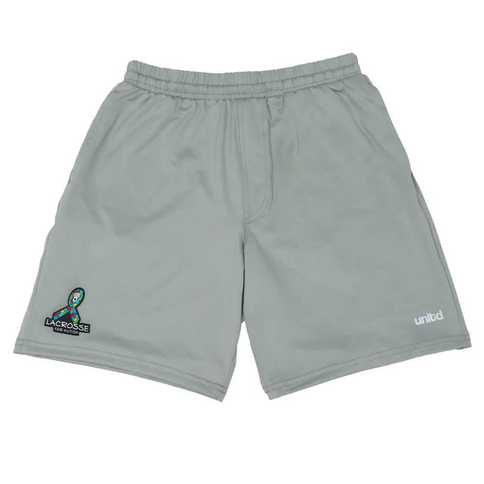 unltd X StringKing Autism Awareness Monarch Lacrosse Short full front view of short