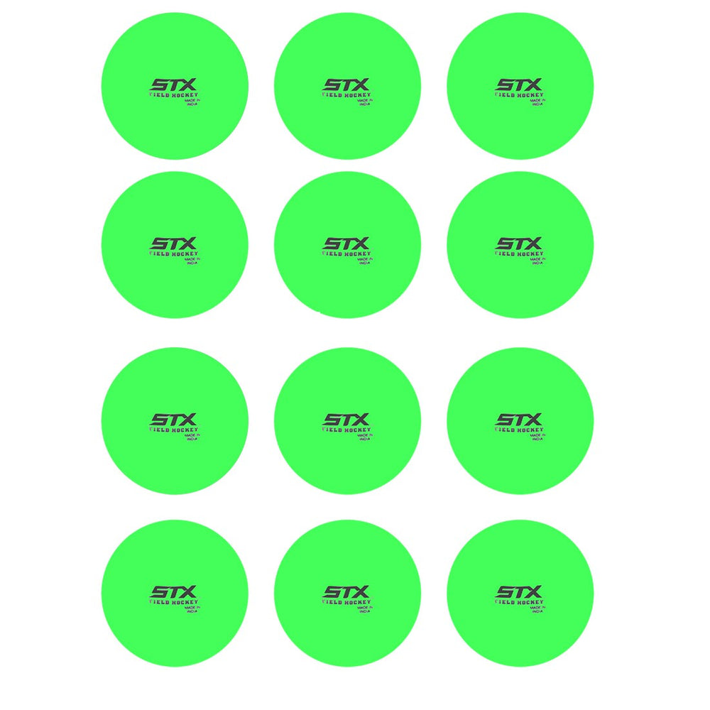 1 Dozen Field Hockey Balls - Lime Green