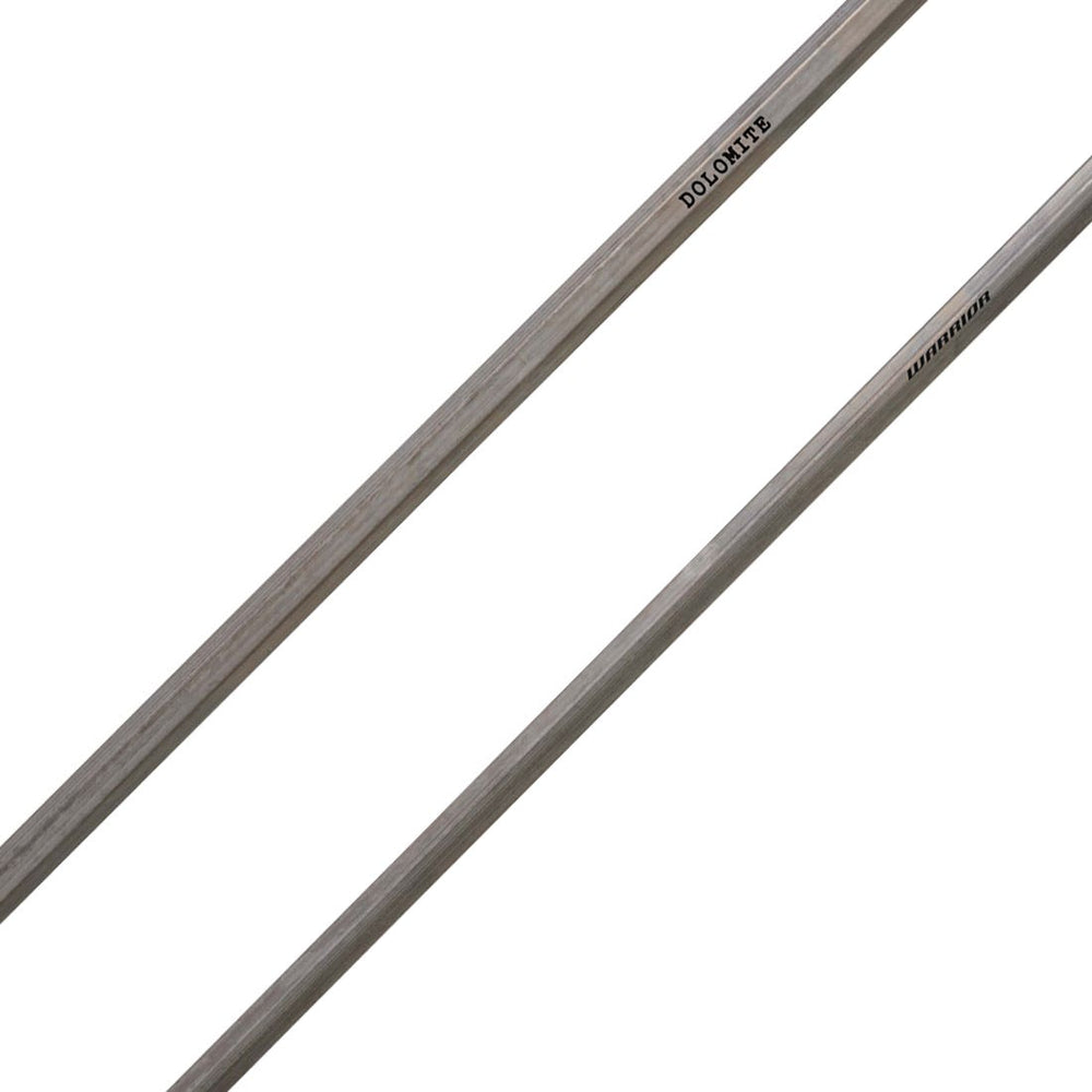 Warrior Dolomite lacrosse shaft zoomed in on angled shaft