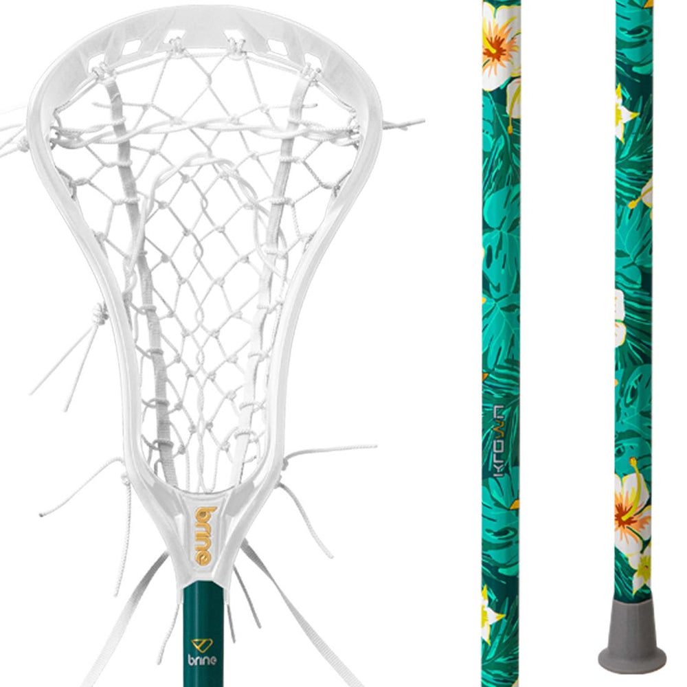 Brine Krown Pro Limited Edition Women's Lacrosse Complete Stick - Hawaiian