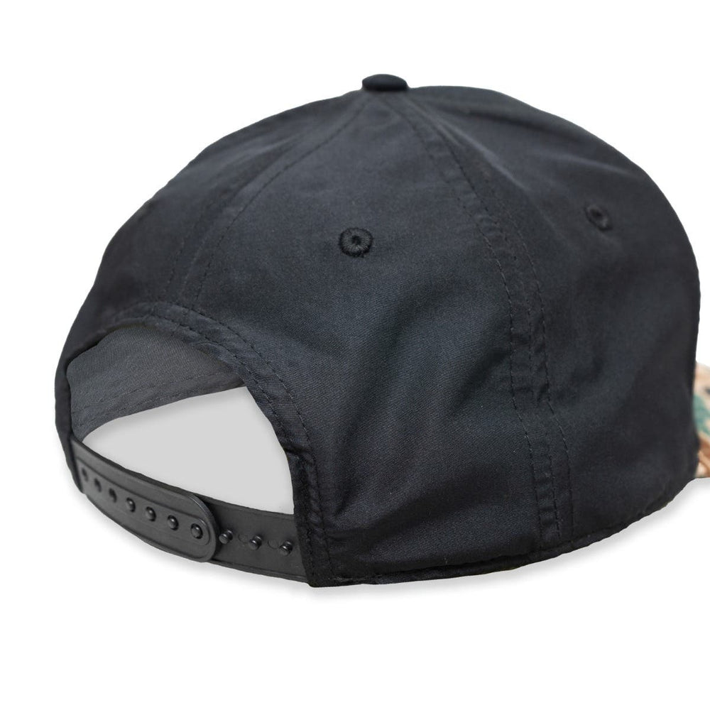 Camo Arrow Lacrosse Hat back view snapback