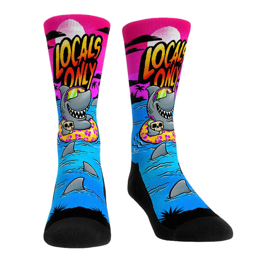 Locals Only Shark Lacrosse Socks