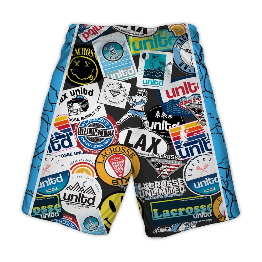 UNLTD Bumper Sticker Lacrosse Shorts
