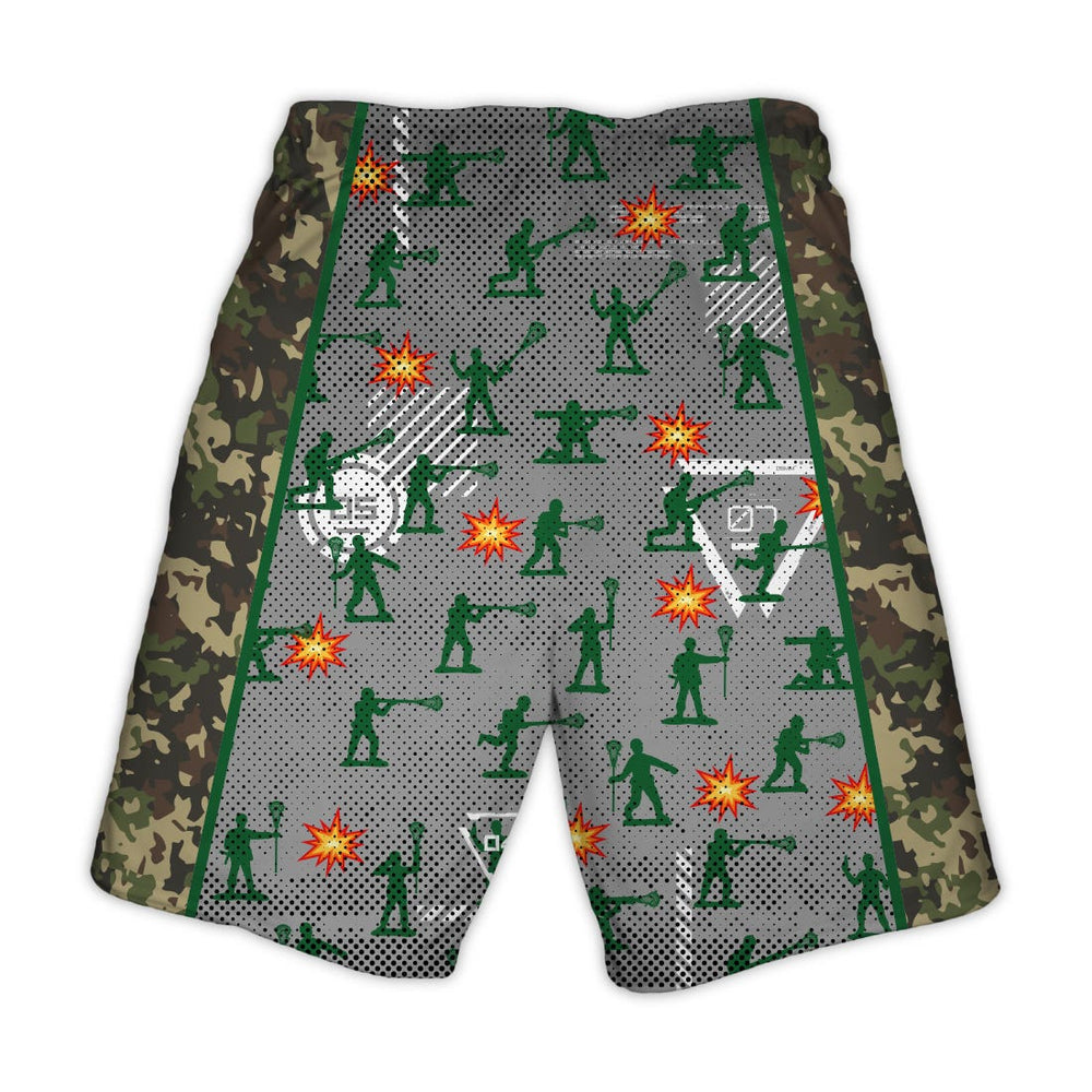 Toy Soldiers Lacrosse Shorts back view