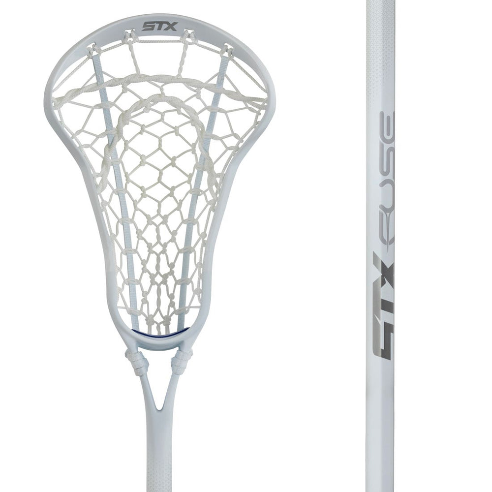 STX Fuse Women's Complete Lacrosse Stick - White/White