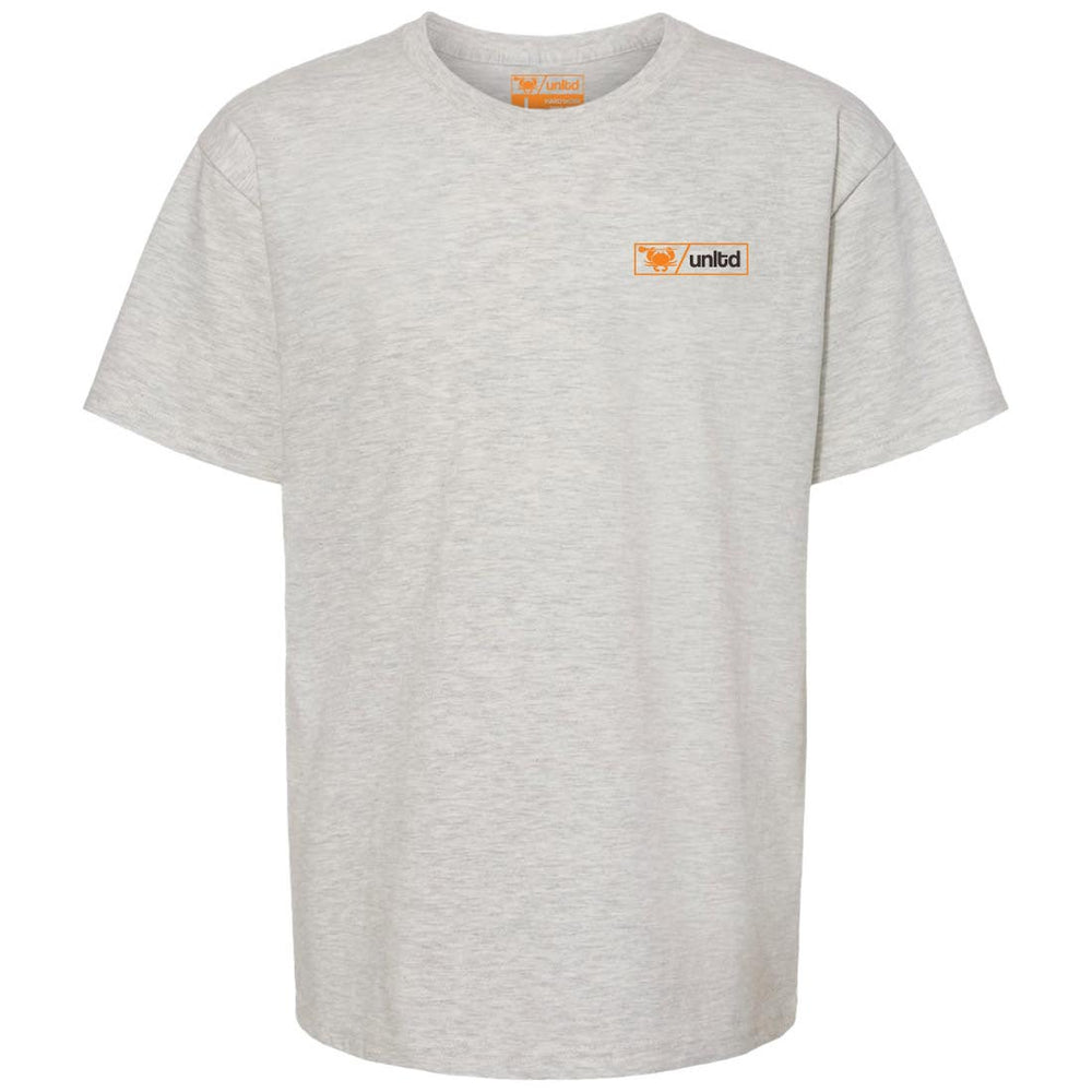 unltd x ECD limited edition youth tee front design