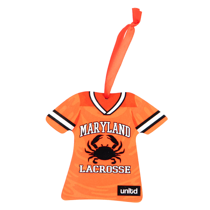 Maryland Jersey Lacrosse Ornament