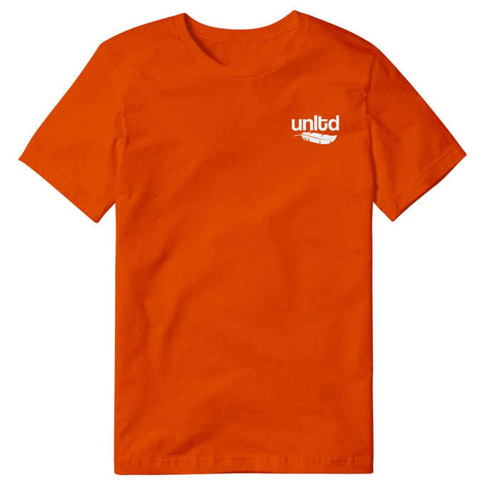 Every Child Matters Lacrosse Tee front view left breast logo