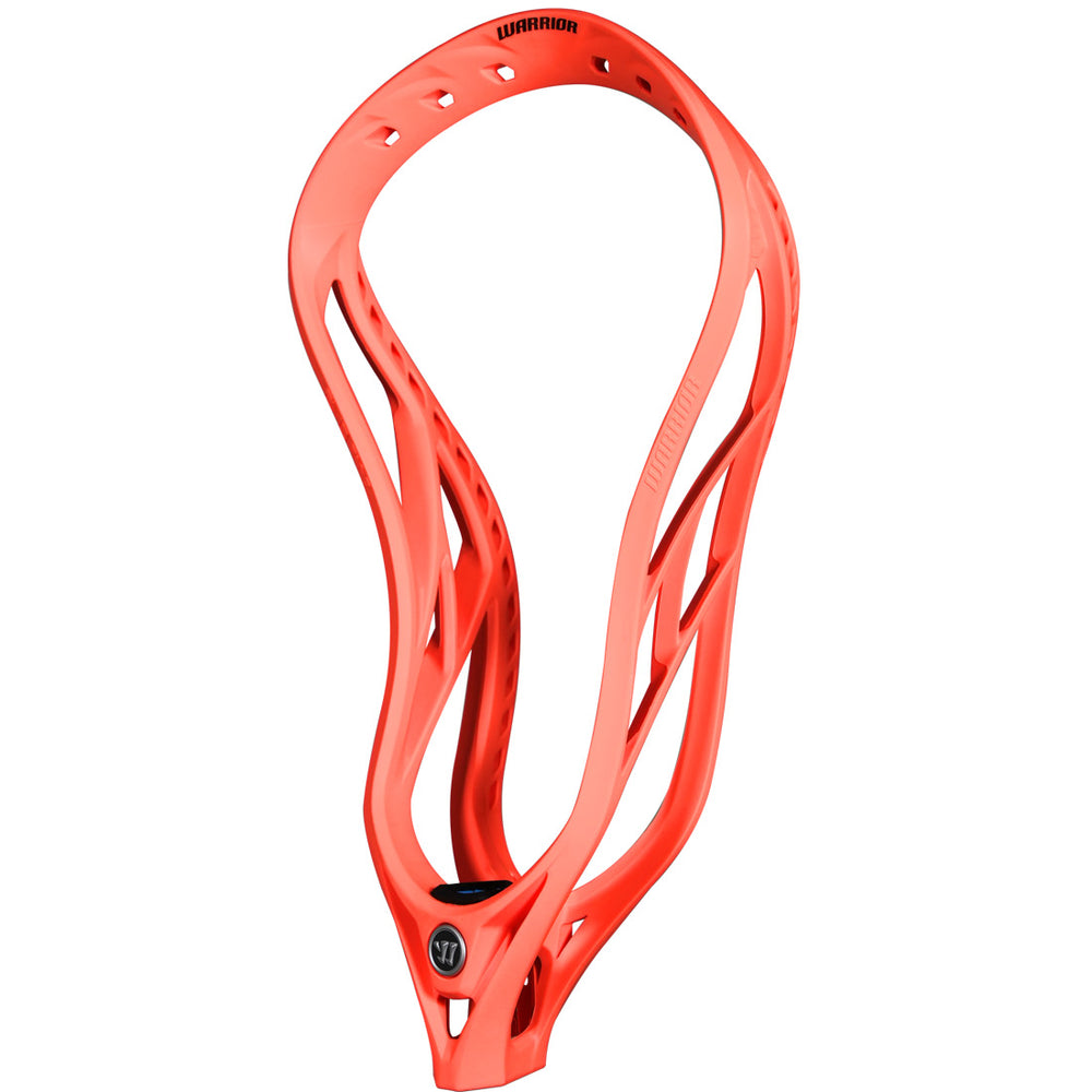 Warrior Evo QXO Men's Unstrung Lacrosse Head - Coral
