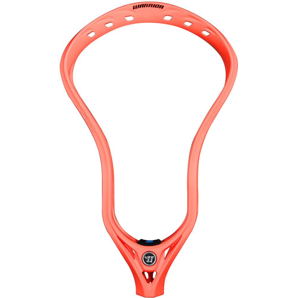 Warrior Evo QXO Men's Unstrung Lacrosse Head - Coral