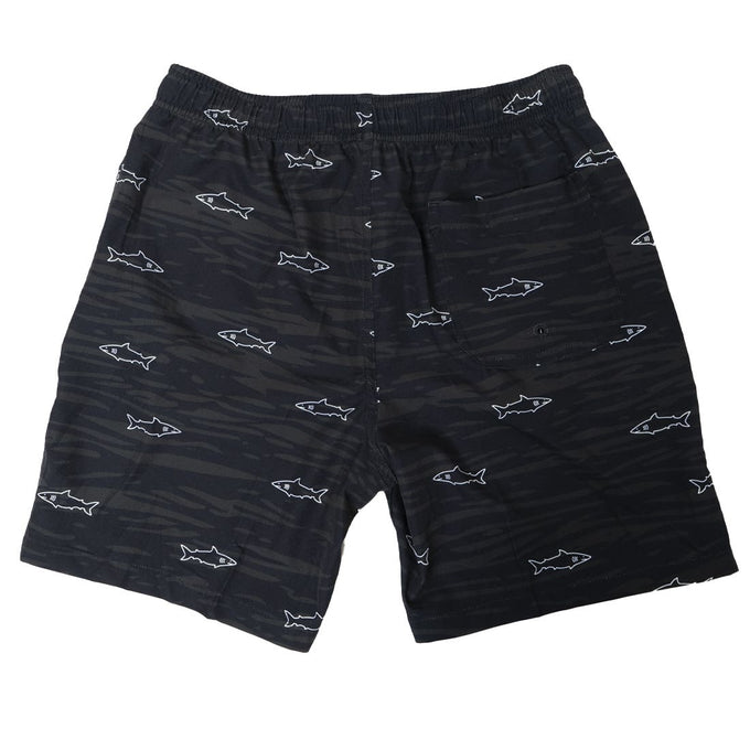  Shark Swim Dodge Lacrosse Shorts back view