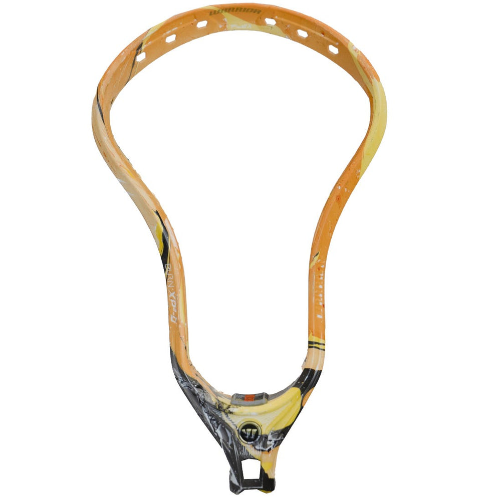 Warrior Burn XP2-D Fire Hydro-Dip Dyed Lacrosse Head front view