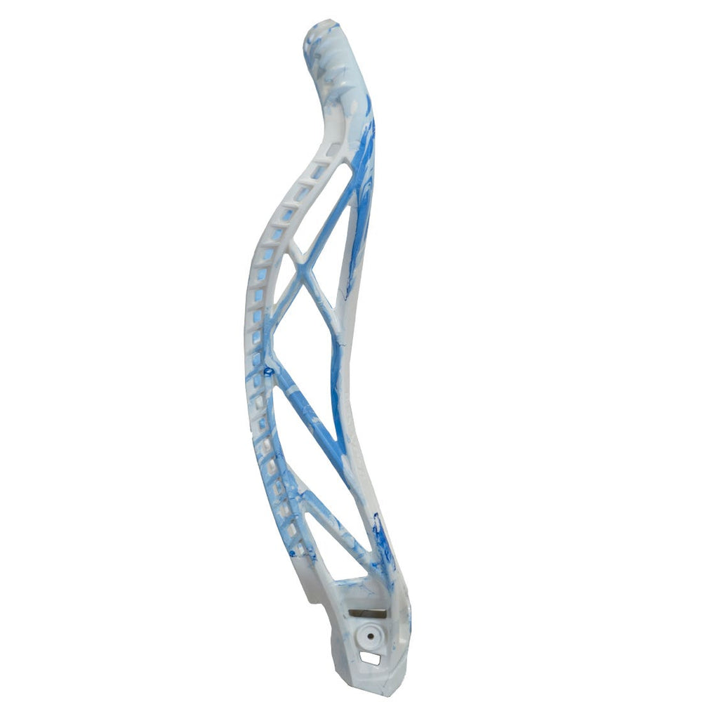 Warrior Burn XP2-O Ice Hydro-Dip Dyed Lacrosse Head vertical side view