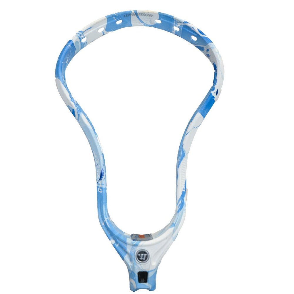 Warrior Burn XP2-D Ice Hydro-Dip Dyed Lacrrosse Head vertical front view