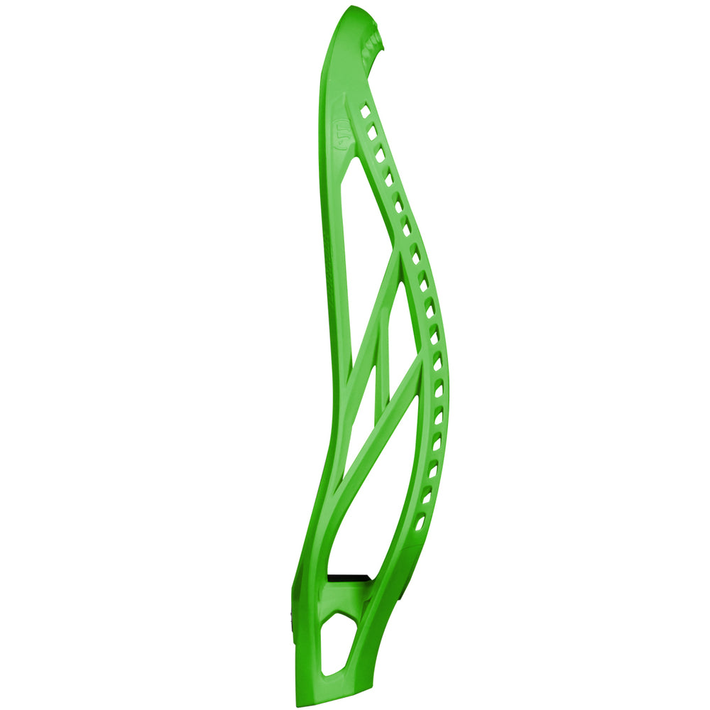 Warrior Evo QXO Men's Unstrung Lacrosse Head - Neon Green