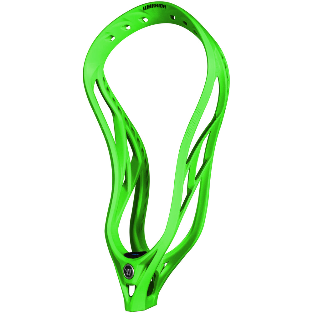 Warrior Evo QXO Men's Unstrung Lacrosse Head - Neon Green