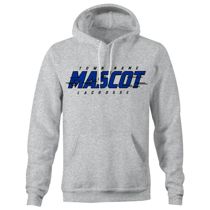 Custom Velocity Lacrosse Hoodie front view