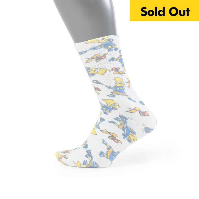 Simpsons Lacrosse Bart Socks