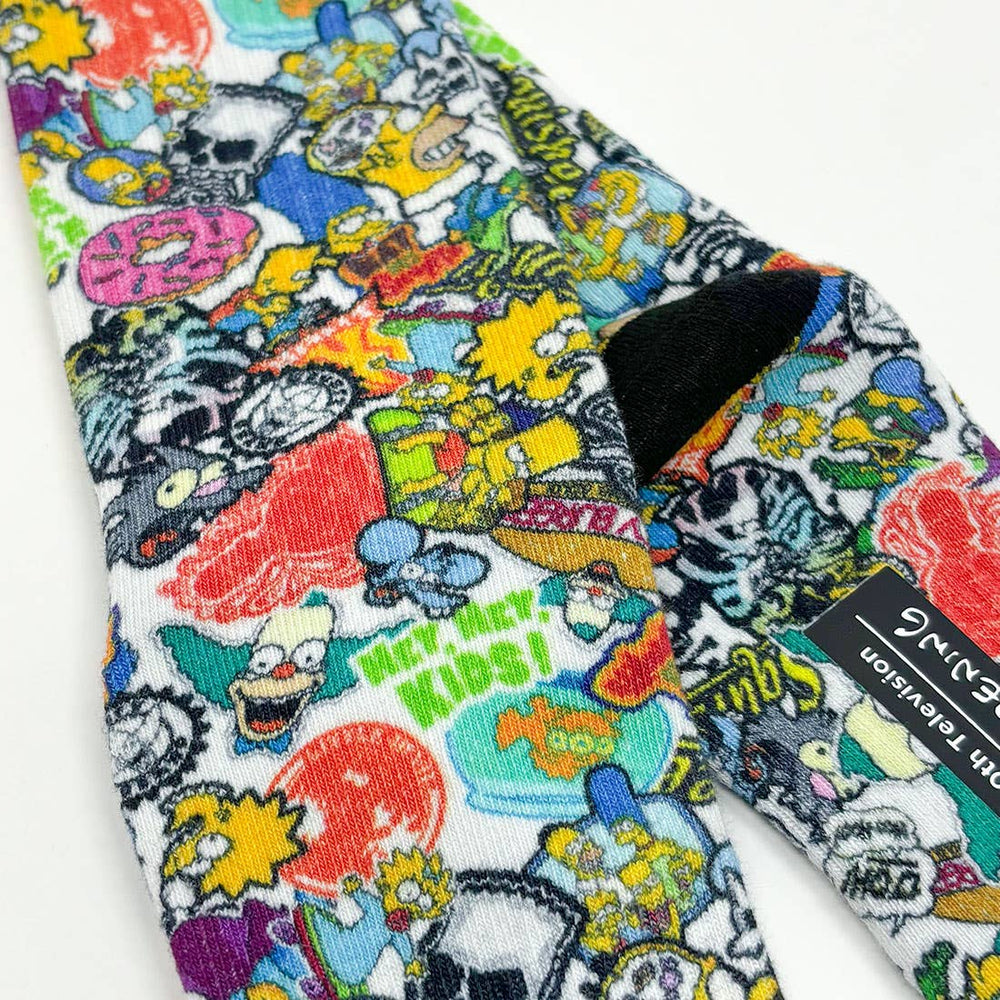Simpsons Lacrosse Graffiti Socks