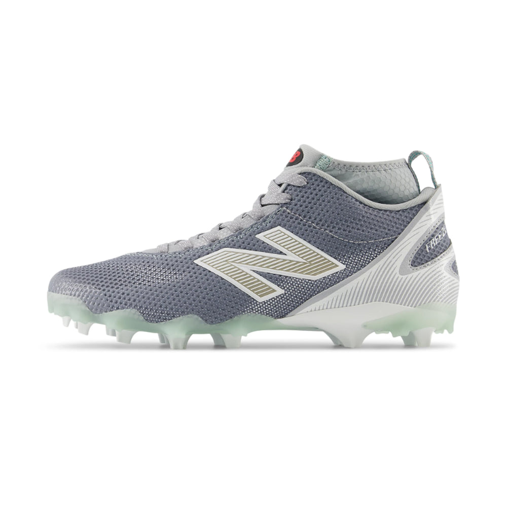 New Balance Freeze 5.0 Lacrosse Cleats Mid - Grey