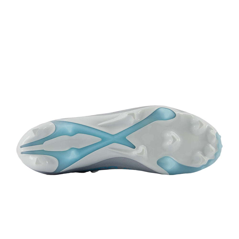 New Balance Burn X4 Lacrosse Cleats - Electric Blue