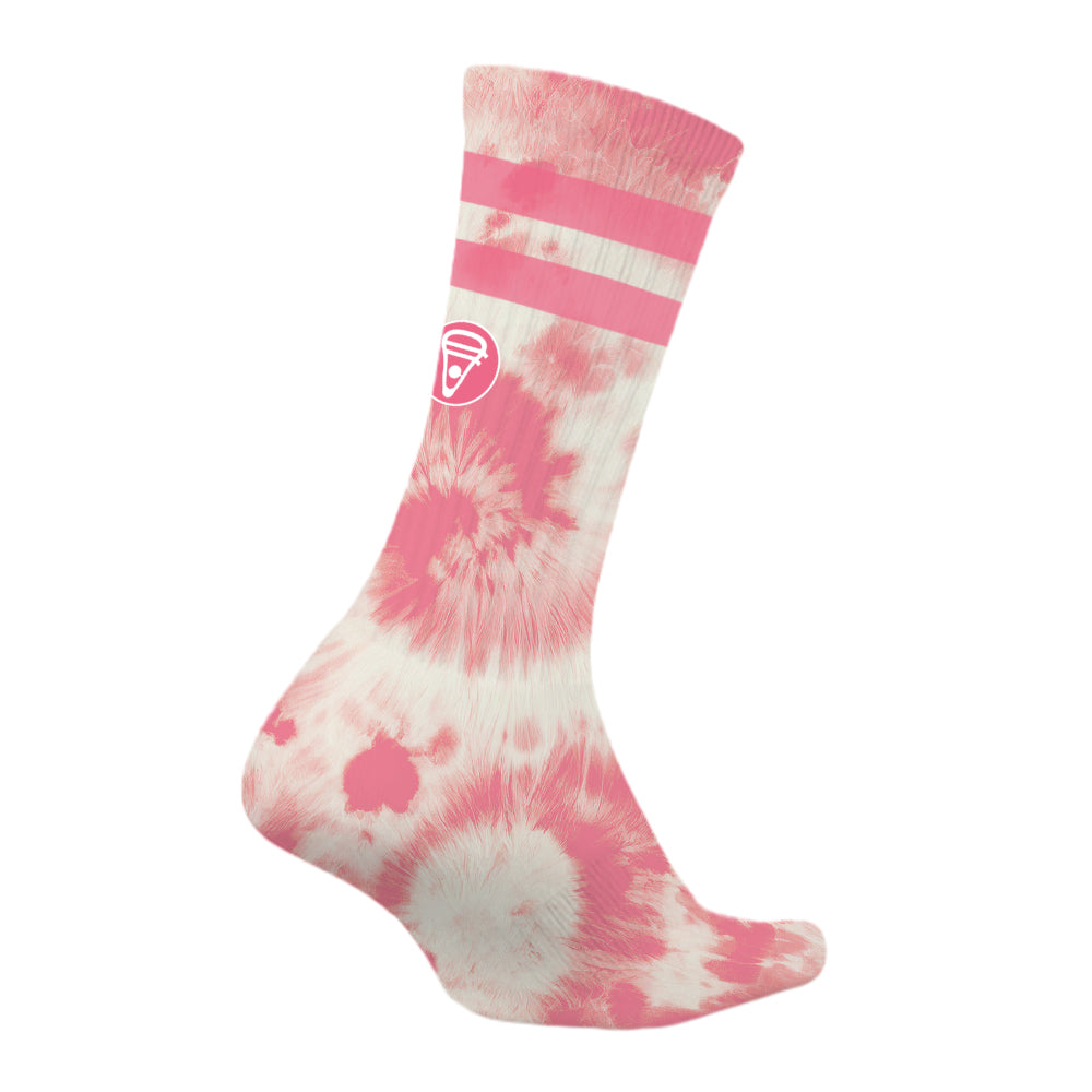 Ankle Breaker Tie Dye Lacrosse Socks- Pink Tie Dye
