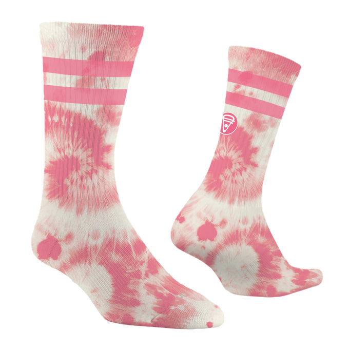Ankle Breaker Tie Dye Lacrosse Socks- Pink Tie Dye