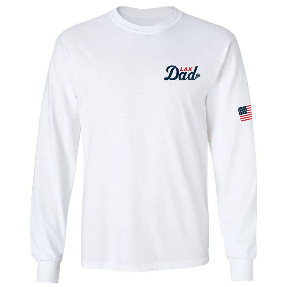 lax dad long sleeve tee