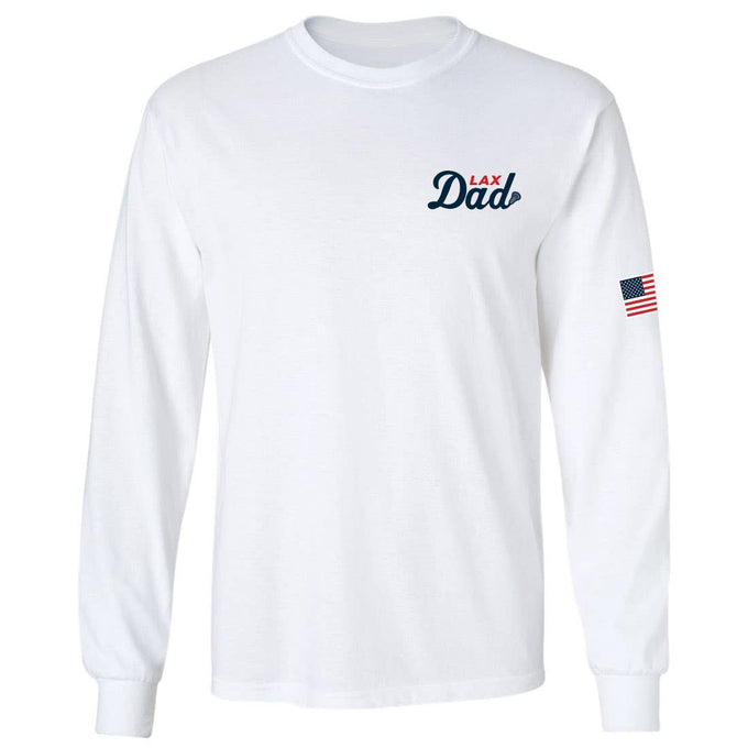 lax dad long sleeve tee